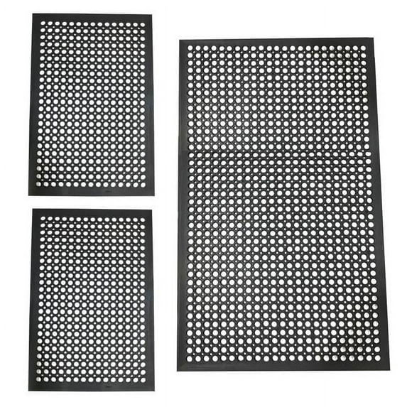 Rubber Mat Set, 3 Piece