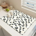 Rubber Mats for Kitchen Sink Kitchen Draining Mat Diatomite Absorbent