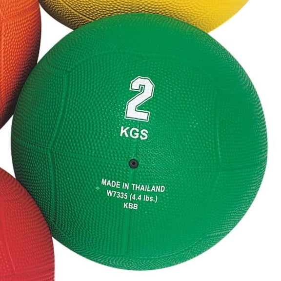 Rubber Medicine Ball, 4.4 lbs