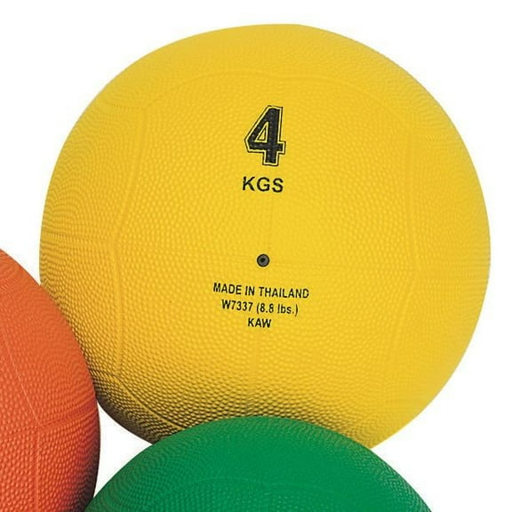Rubber Medicine Ball, 8.8-lbs.