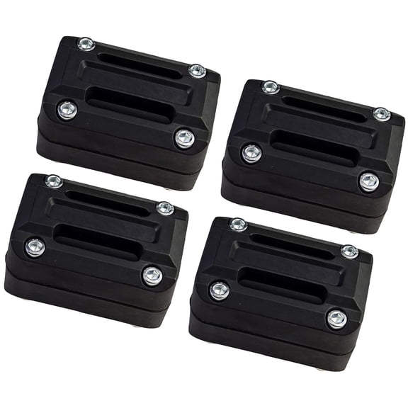 Rubber Motorcycle Guard Rails Universally Application Antislip Vibrations Control Falling Crush Protectors Blocks