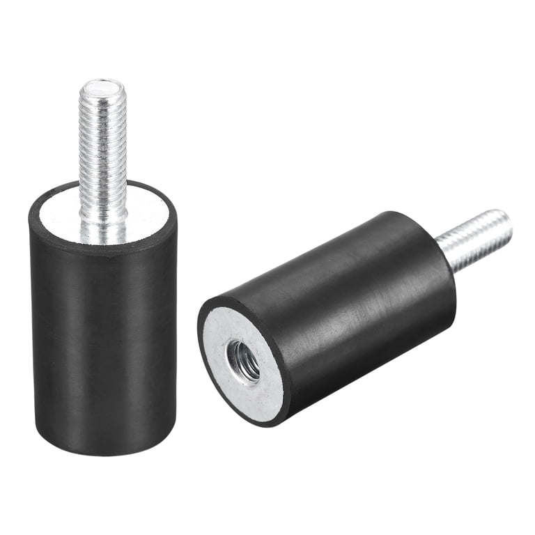 M8 Rubber Vibration Mount Isolator - Male-to-Male Mount For Pumps, Generators & Machinery