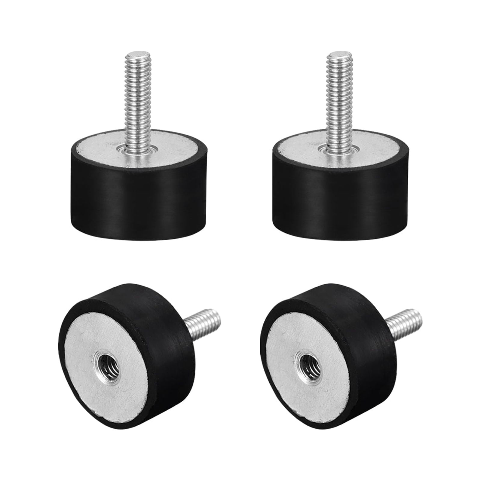 4x Gummihalterungen M6 – Vibrationdämpfer 20x30 Mm, Metall+Gummi, Für Generatoren, Kompressoren
