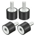thumbnail image 1 of Rubber Mounts 4 Pack M8 Male/Female Vibration Isolator Shock Absorber D25mmxH20mm, 1 of 5