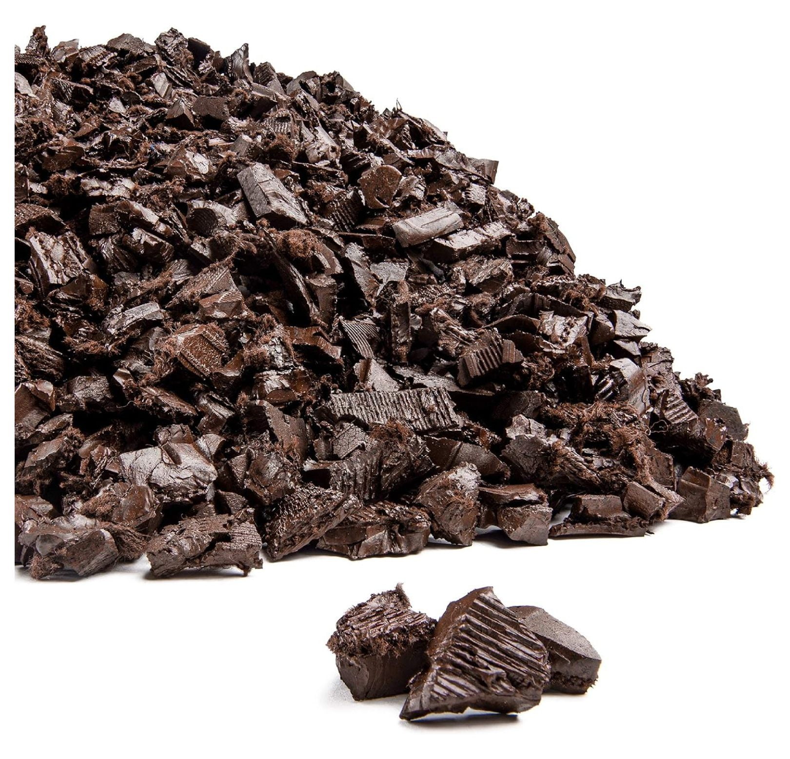 Rubber Mulch Nuggets Protective Flooring for Playgrounds, Swing-Sets, Play Areas, and Landscaping (400 LBS - 16 CU. FT., Brown)