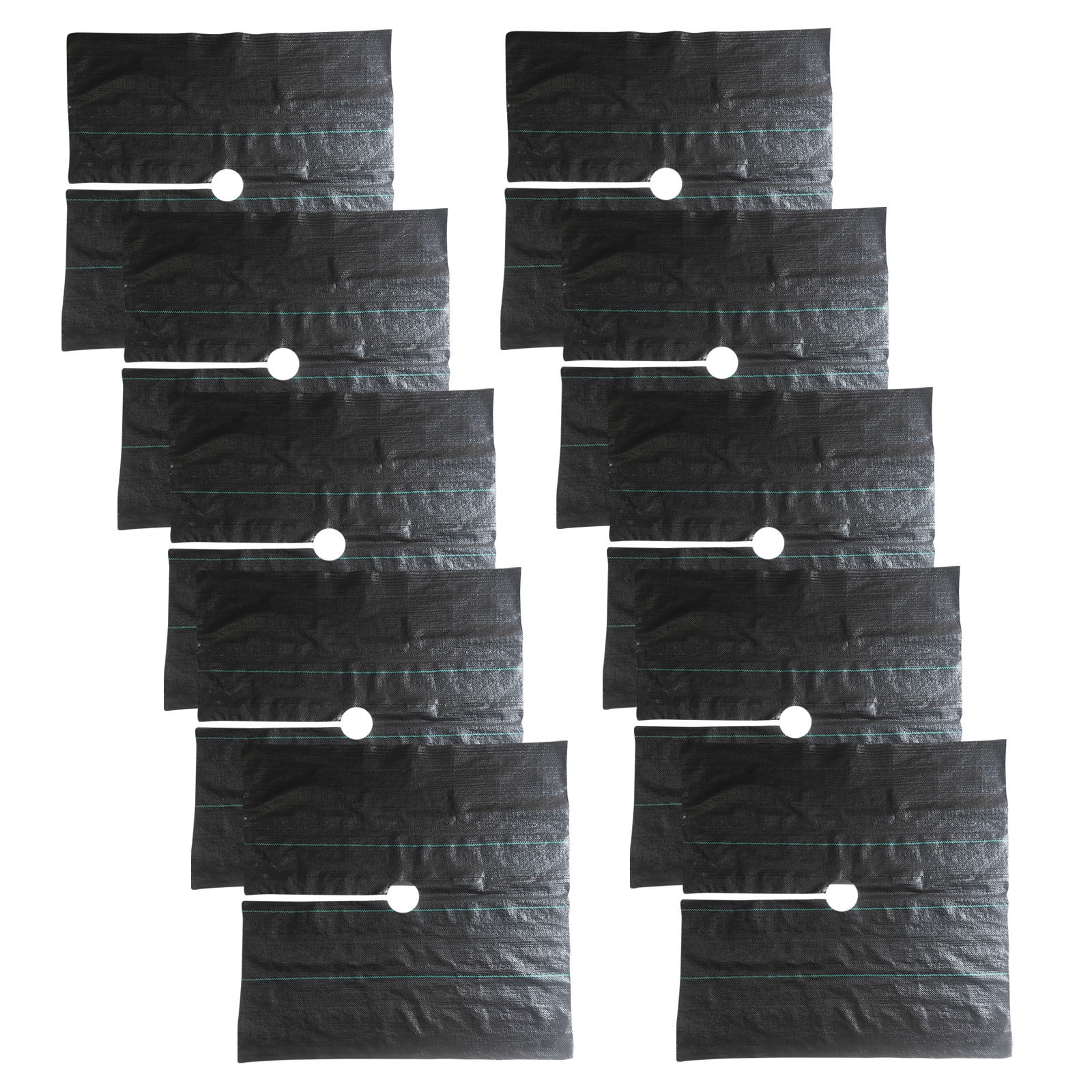 Rubber Mulch Rectangle Tree Protector Mat Tree Protection Weed Mats