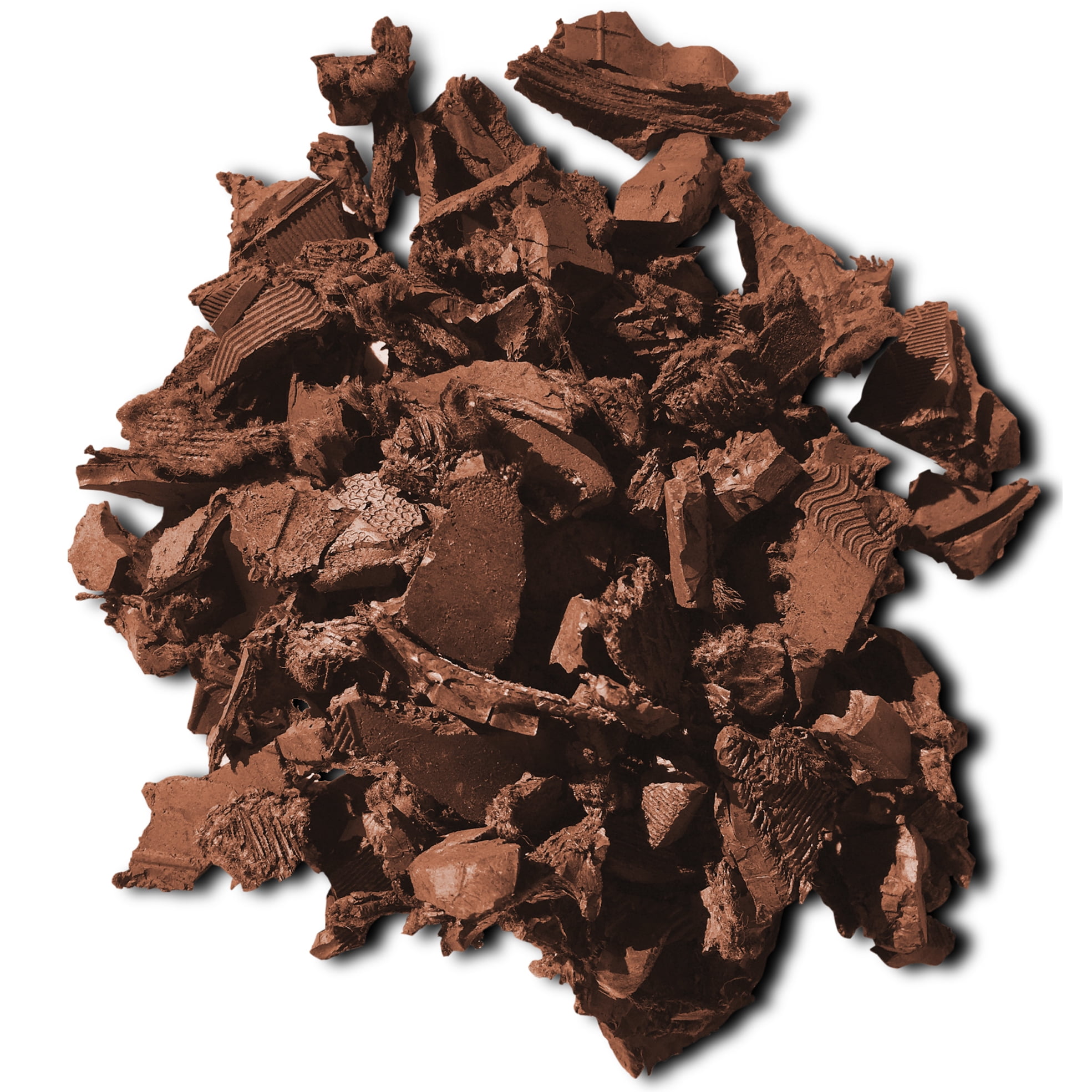 Rubber Mulch - Redwood Color - 40 Pounds