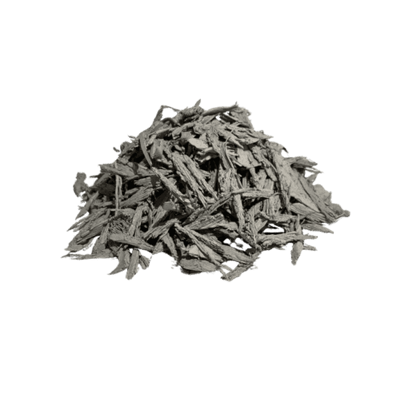 Rubber Mulch Shredder - 100% Wire Free Rubber Mulch for Playground & Landscaping with Low Maintenance (Gray, 10lb)