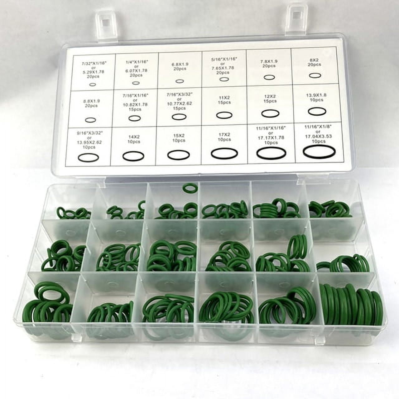 Rubber ORing Gasket High Quality 18 Sizes Sealing Ring Kit For Car A/C