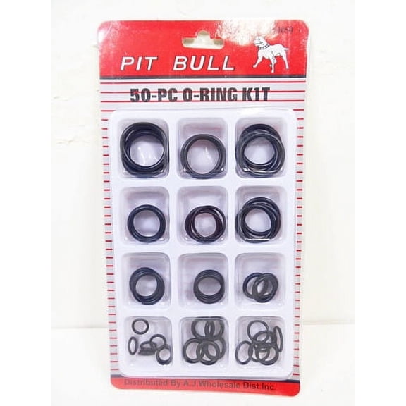 Rubber O-Ring Gasket Set Assortment Seal Kit 50pcs.