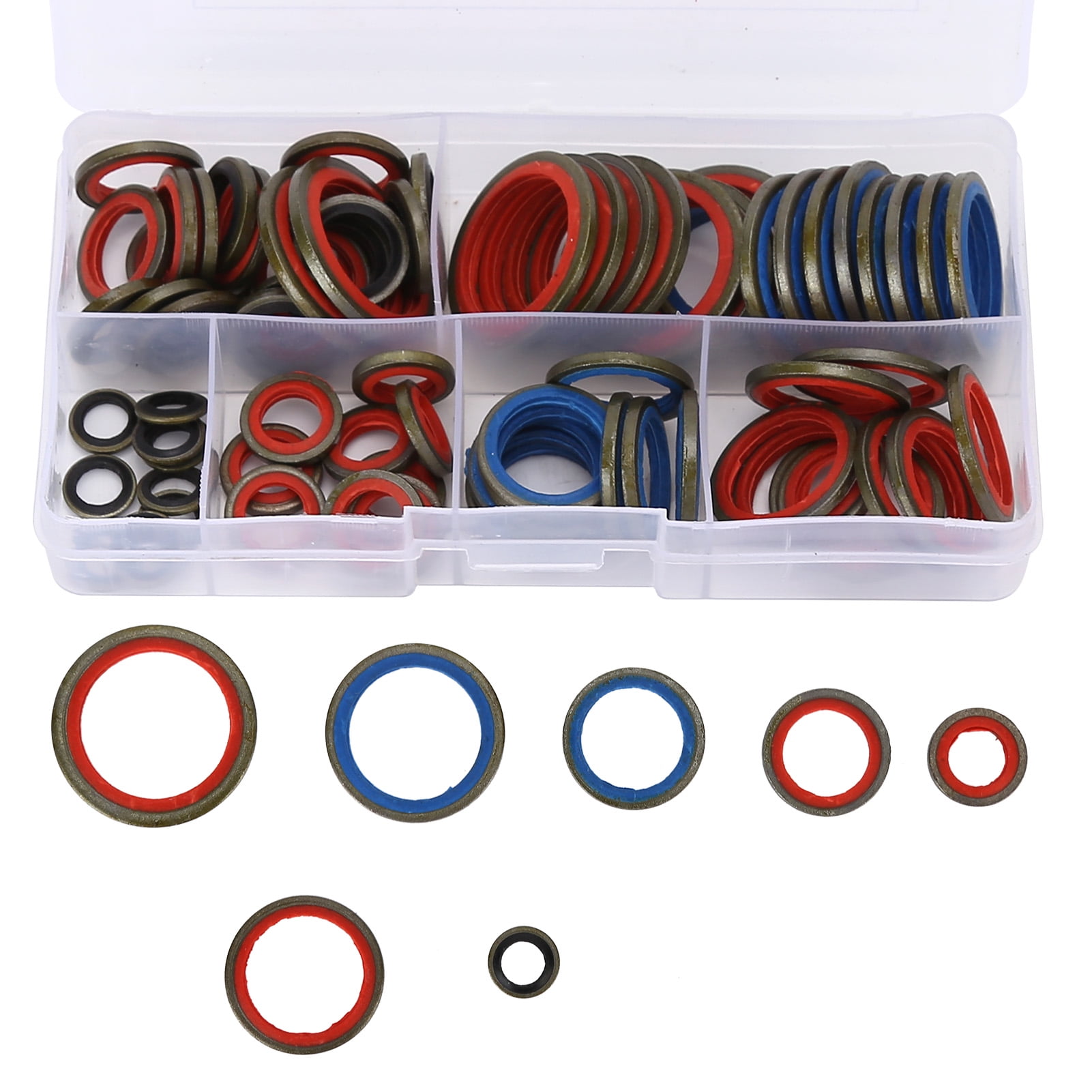 Rubber O Rings Assortment Kit NBR Small Rubber O Sealing Gasket Washer Assorted Set Garden Hose