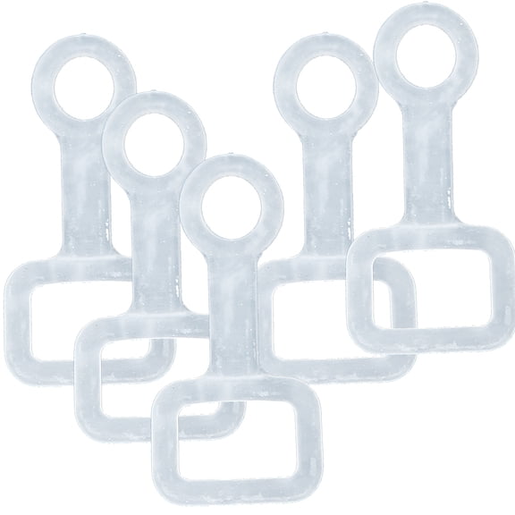 Rubber Octopus (Octo) Holder, Clear, (5 Pack)