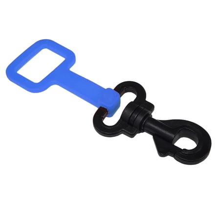 Rubber Octopus (Octo) Holder with Clip, Blue