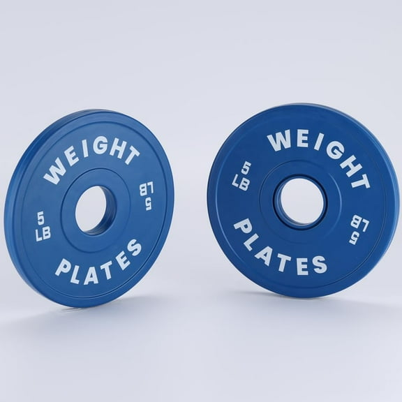 Rubber Olympic Bumper Weights Plates Set,2 In Barbell Plates,1.25 LB 2.5LB 5LB 10LB Barbell Weights for Strength Training Weightlifting(Single, Pair & Set)