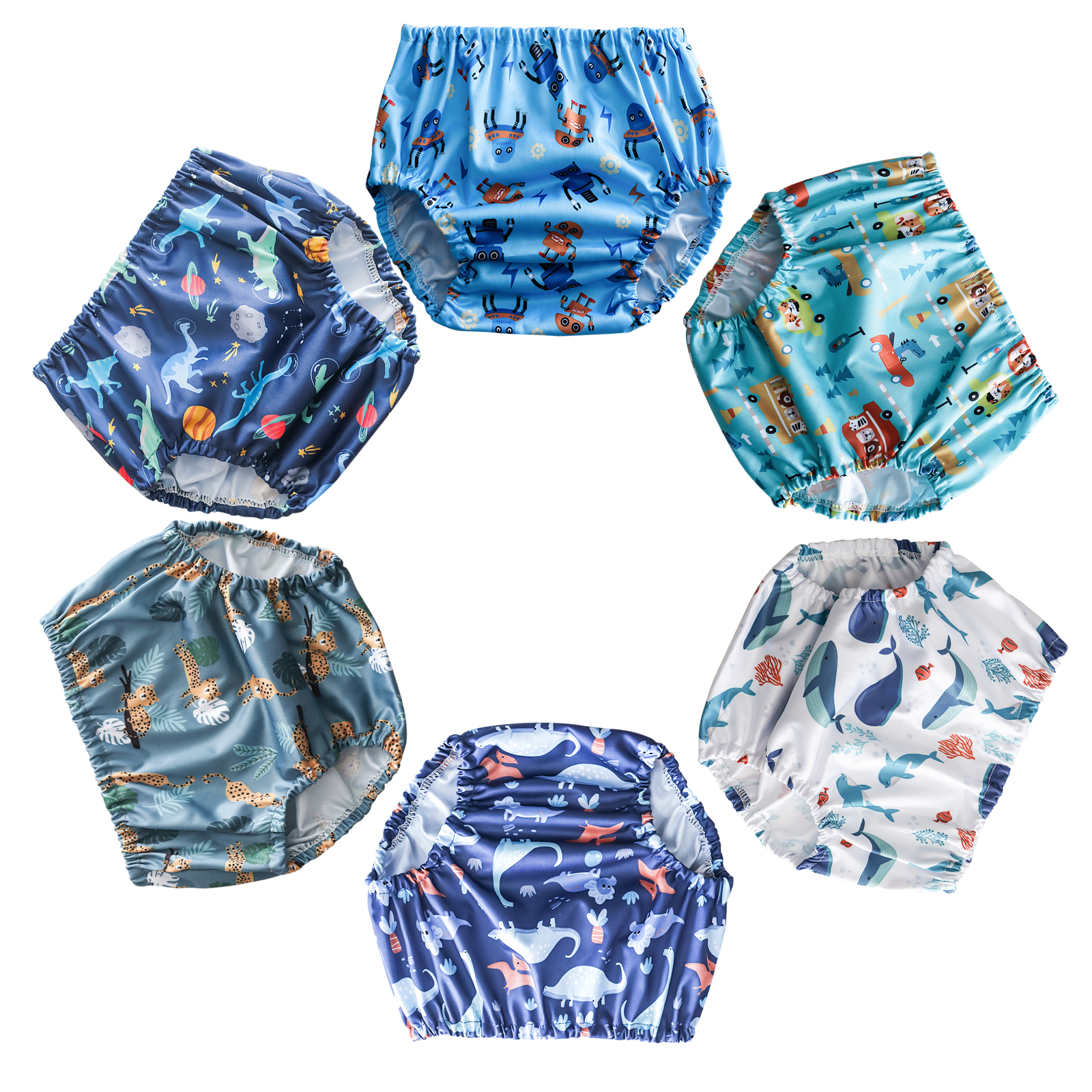 Newborn Reusable Waterproof PP Covers Baby Cloth Diaper Sleeping Nappy