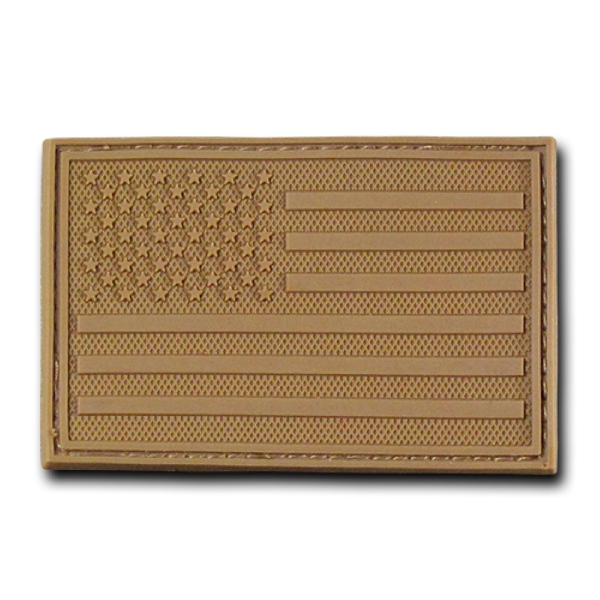 Rapid Dominance T90-GDA-GLD 3 x 2 in. Rubber Patch Gadsden Flag, Gold