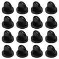 thumbnail image 1 of Rubber Pin Backs Black PVC Pin Keepers Pin Cap Replacement for Uniform Badges (250 Pieces), 1 of 7