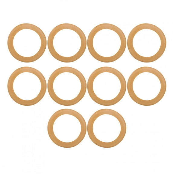 Rubber Piston Ring, 10pcs Silent Easy Install Air Compressor Piston Rings Fatigue Resistance  For Daily Use