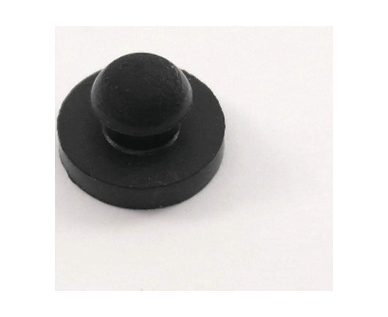Rubber PushIn Ridged Stem Bumper 9/16" Diameter Fits 1/4" Hole In 1/8