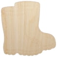 thumbnail image 1 of Rubber Rain Boots Wood Shape Unfinished Piece Cutout Craft DIY Projects - 6.25 Inch Size - 1/4 Inch Thick, 1 of 7