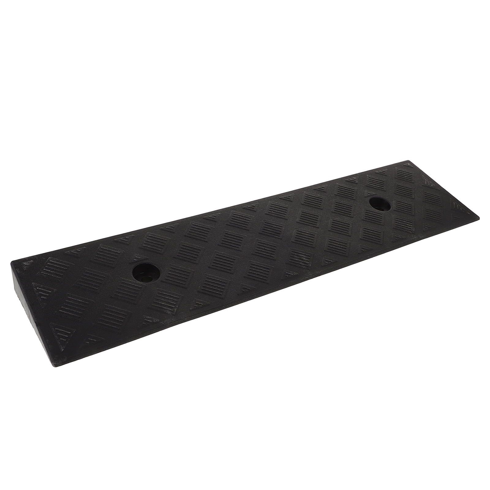 Rubber Ramp Pad Threshold Ramps Wheelchair Transitioning for Wheelchairs Home Black