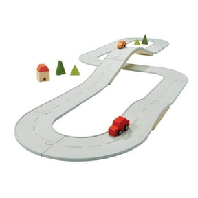 PlanToys Rubber Road Rail Set - Large