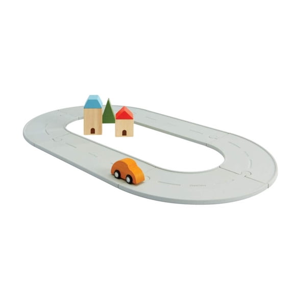 PlanToys Rubber Road Rail Set - Small