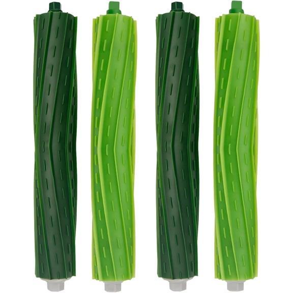 Rubber Roller Brush Set Compatible with iRobot Roomba Max 705 Vac and Plus 504 Vac, 2 Set