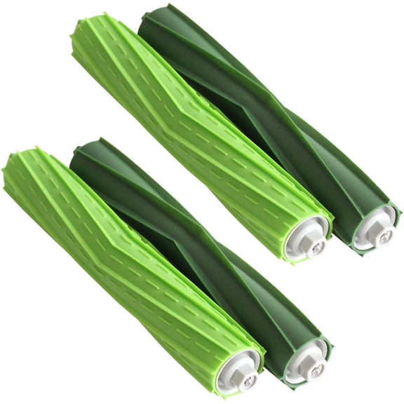 Rubber Roller Brushes 2 Pack Compatible with iRobot Roomba i3 i4 i6 i6+ i7 i7+ i8 i8+ E5 E6 E7 J7+ Multi-Surface 2 Set