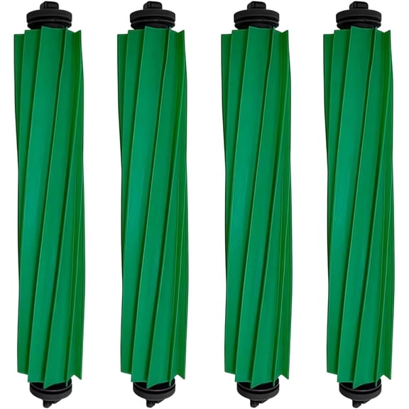Rubber Roller Brushes Replacement Parts Compatible with iRobot Roomba Plus 505/405 Combo, 4 Pack