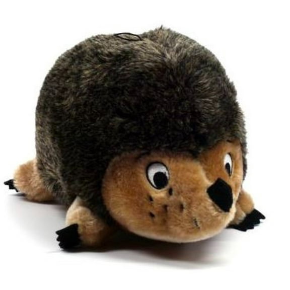 Hedge Hog Dog Toys Cute Plush Fuzzy Soft Faux Fur Canine Friend Cuddle Buddies (Large)