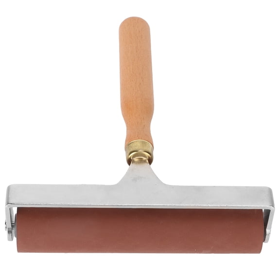 Rubber Roller Rubber Brayer Roller Soft Flexible Sturdy for Printmaking and Scrapbooks