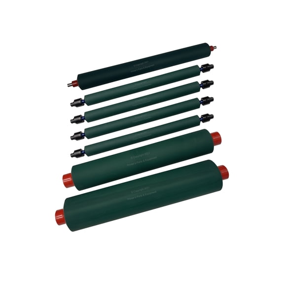 Rubber Roller Set of 7 for AB Dick 360 8800 Series 360PK / LOR-360-PK