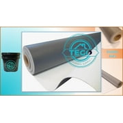 Rubber Roofing EPDM 10' X 10' 60 Mil White with One Gallon Glue