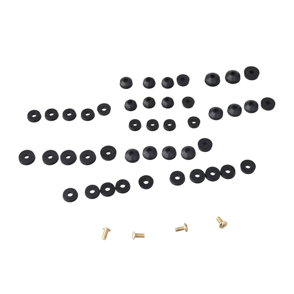 Rubber Sealing Gaskets Rubber Sealing Rings Shower Hose Washers 48/58 Pack Suitable for Faucets & Showers