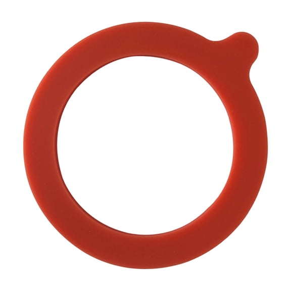 Rubber Seals Rings for Glass Jars,Reusable Airtight Silicone Replacement Gasket,Leakproof Silicone Gasket Sealing Rings for Mason Jars,Elastic and Fits Most Sizes (Red 3.54in)