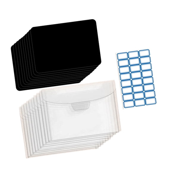 Rubber Sheets with Clear Cutting Die Storage Bags Multipurpose Cutting Dies Stencil Organiser Storage Envelopes