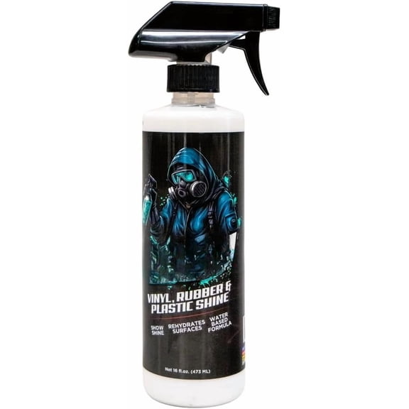 , Rubber & Shine - 16oz, Cherry Vanilla Scent - VRP Gloss Dressing for , Interior & Dressing, UV Protection, Restorer, Long-Lasting Gloss Finish