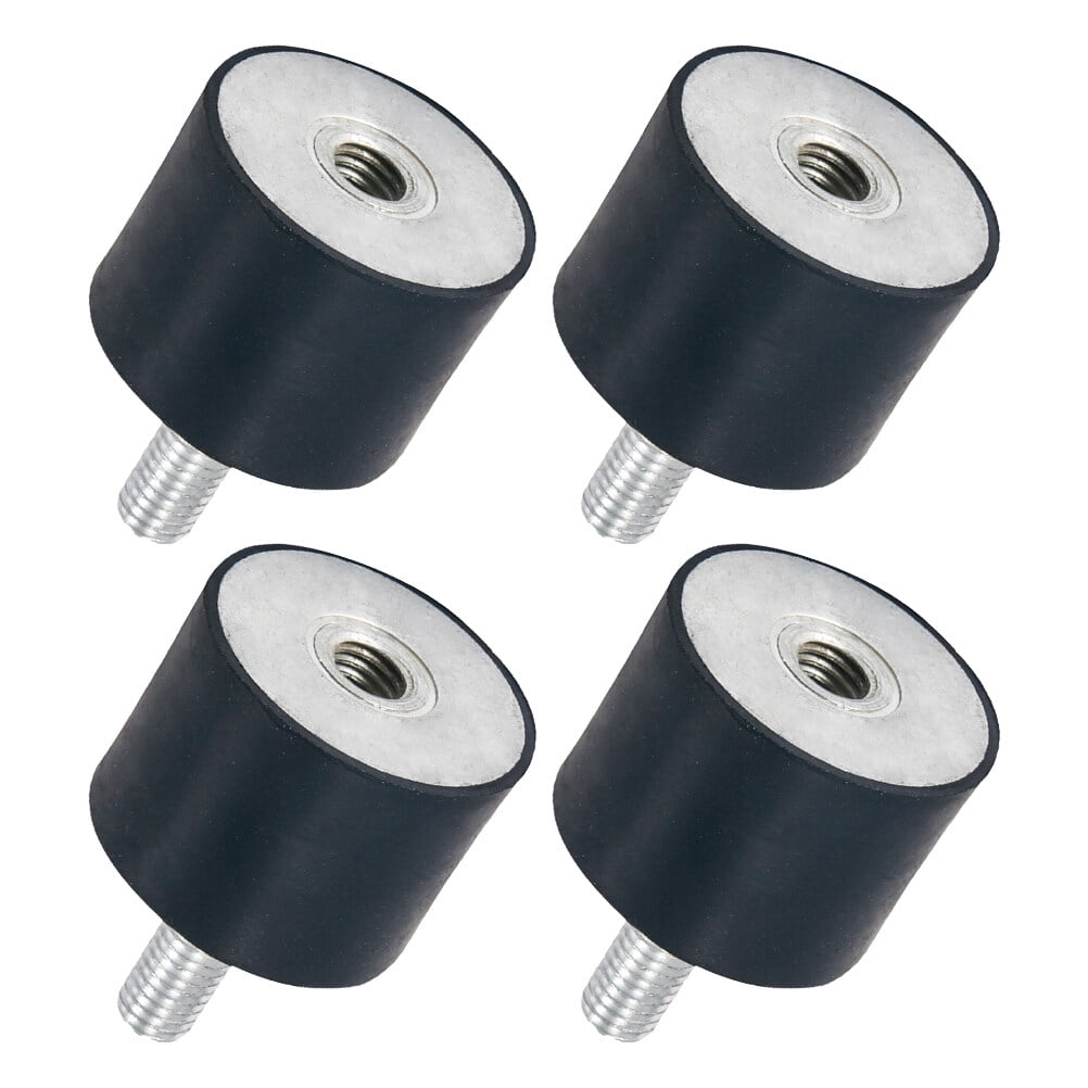 Rubber Shock Absorber Mechanical Vibration Damping Pads 4 Pcs Washer