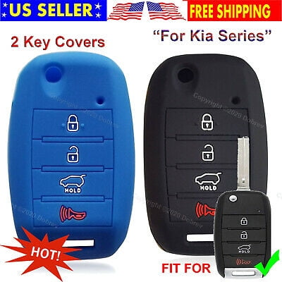 Rubber Silicone Case Protector Remote Control Fob Cover Holder for Kia FOLD Key