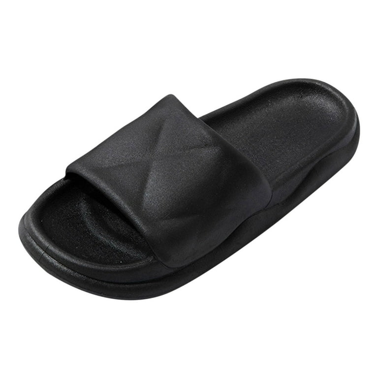 Rubber Slippers for Men Indoor Comfy Slippers for Men Memory Foam Men  Slippers Fashion Versatile Indoor And Outdoor Universal Slippers Flat  Comfortable Soft Slippers 