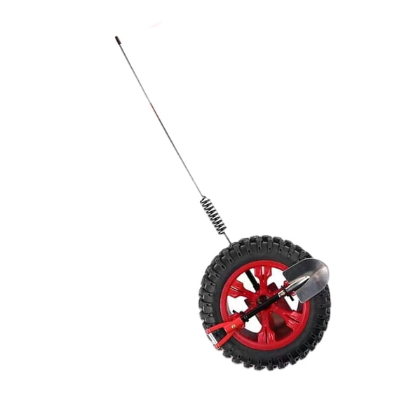 Rubber Small Spare Tire set High Visibility Small Tire Tire Rear Ornament Simple Installation for Long Distance Travel