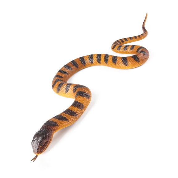 Rubber Snake Action Figure Realistic Snake Figurine Toy for Stress Relief and Garden Decoration April Fools Props