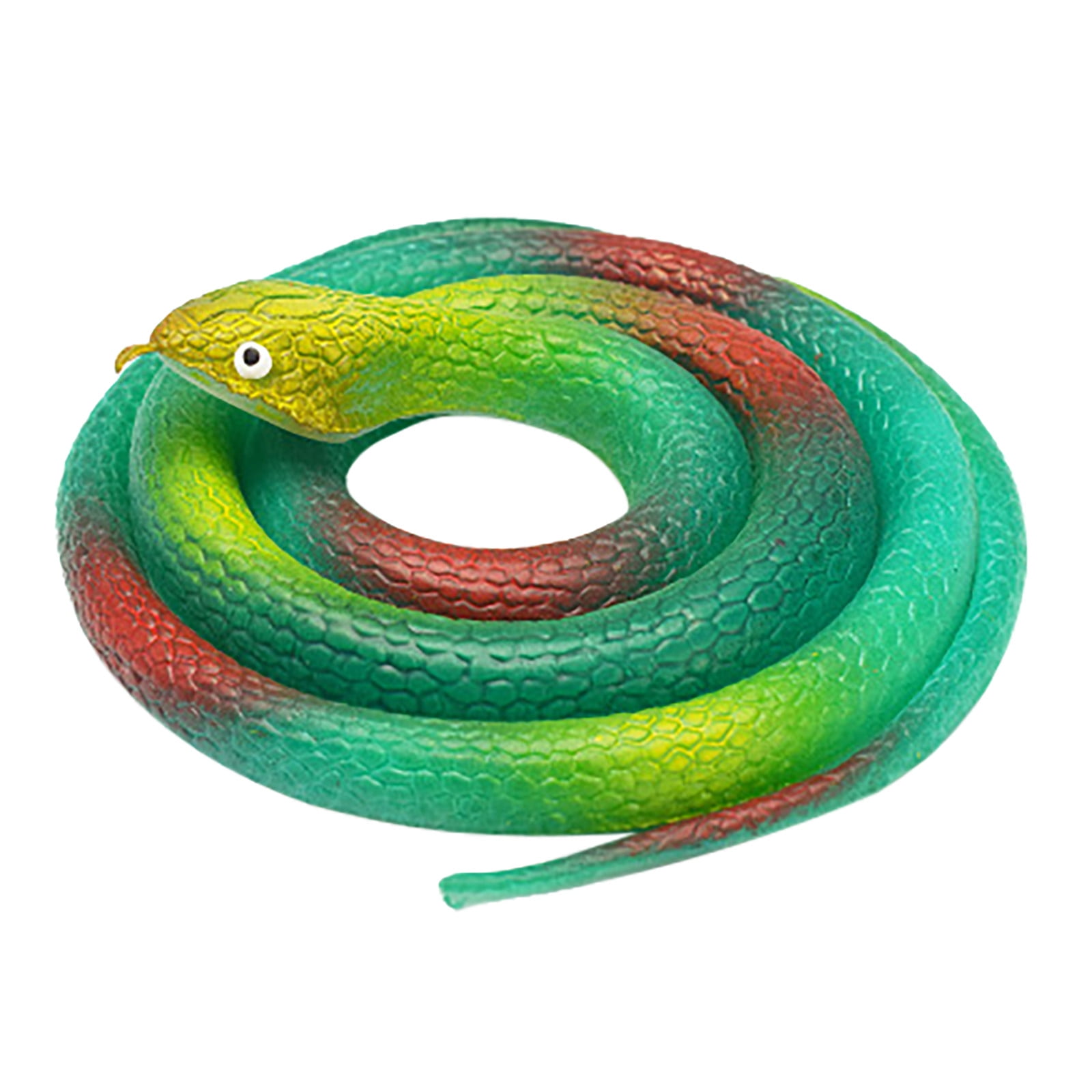 Serpientes De Goma Realistas De 80 Cm – 2 Unidades (Verde Y Negra) Para Espantar Pájaros, Decoración De Halloween Y Bromas Divertidas