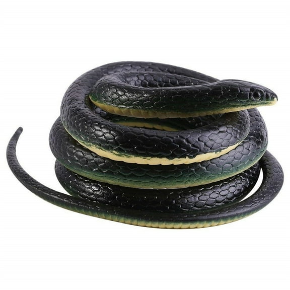 Rubber Snakes, Rubber Snakes Realistic Keep Birds Away - Realistic Fake Snakes for Garden Pest Scare
