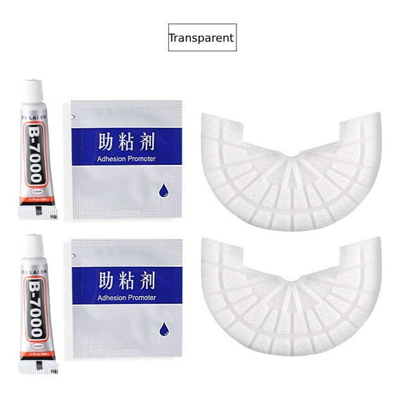 Rubber Sole Protector for Sneakers Heel Shoes Repair Soles Sticker Non-Slip Outsole Insoles Self-Adhesive Replacement Shoe Sole (Transparent,45-46)