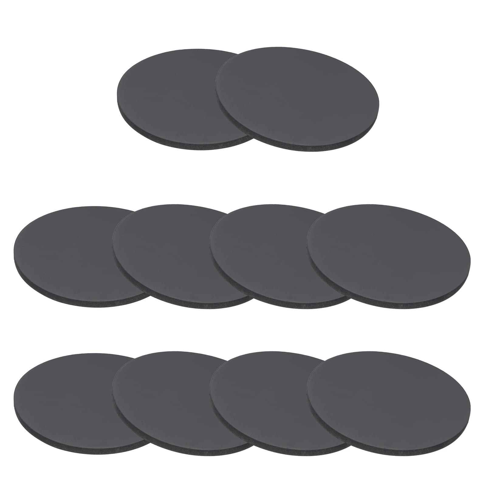 Rubber Solid Discs Washers 40mm OD x 2mm Thick Rubber Round Gasket Pad ...