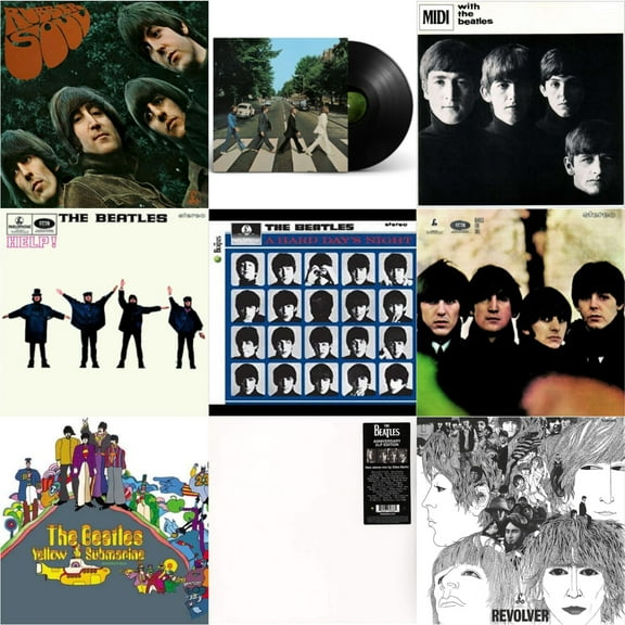 Rubber Soul & Abbey Road Anniversary & With The Beatles & Help & Hard Day's Night & Beatles For Sale & Yellow Submarine & Beatles (The White Album) (2 LP) & Revolver Special Edition
