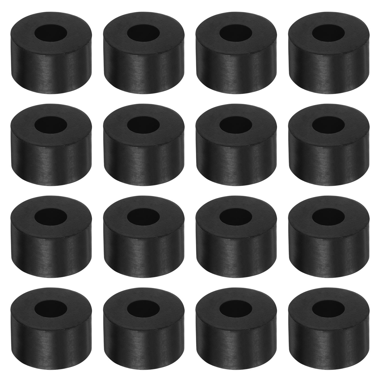 Rubber Spacer 10mm x 25mm x 15mm Anti Vibration Rubber, 16 Pieces