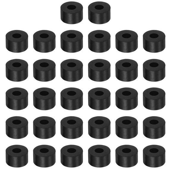Rubber Spacer 10mm x 25mm x 15mm Anti Vibration Rubber, 32 Pieces